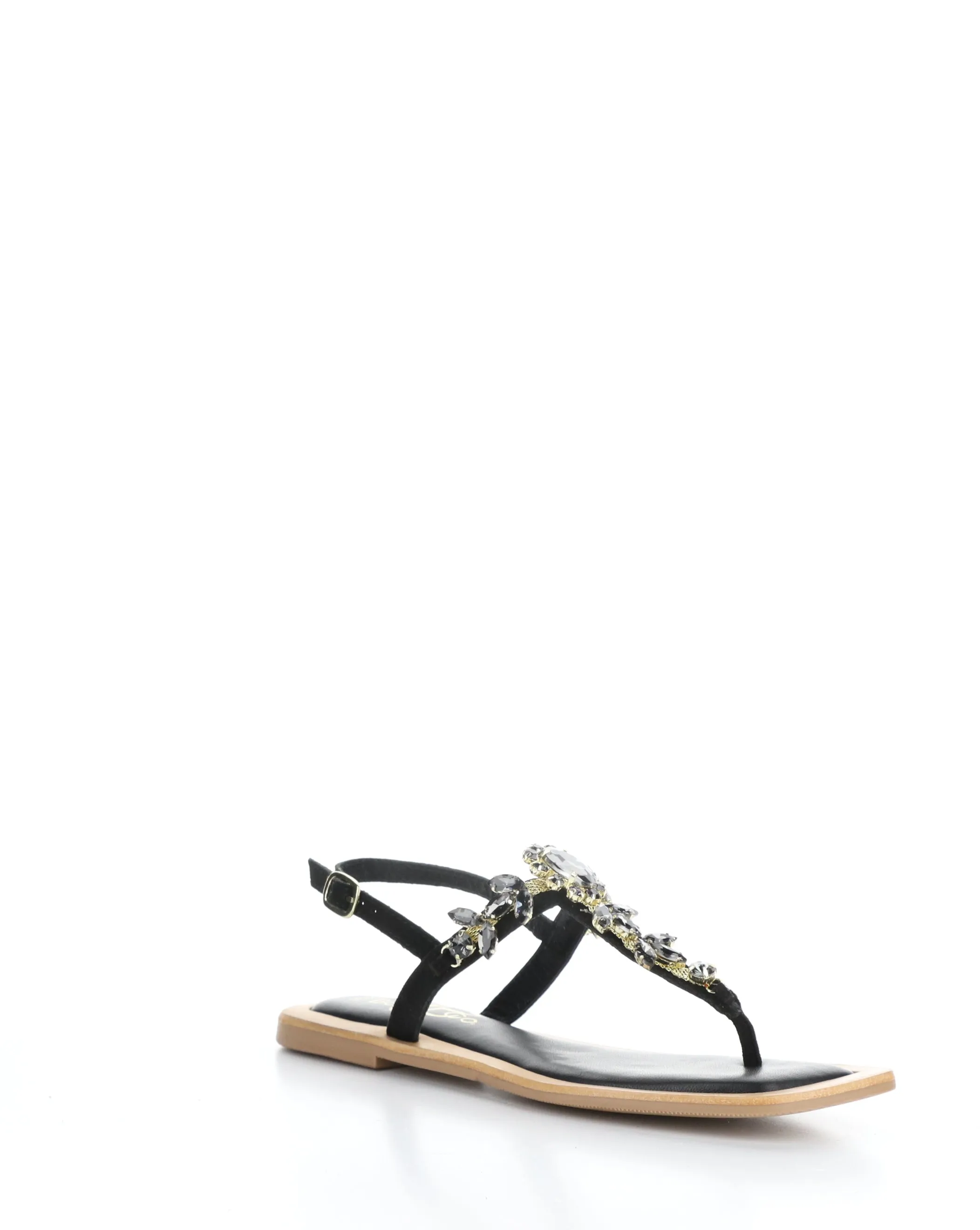 OTU BLACK/SMOKE Buckle Sandals