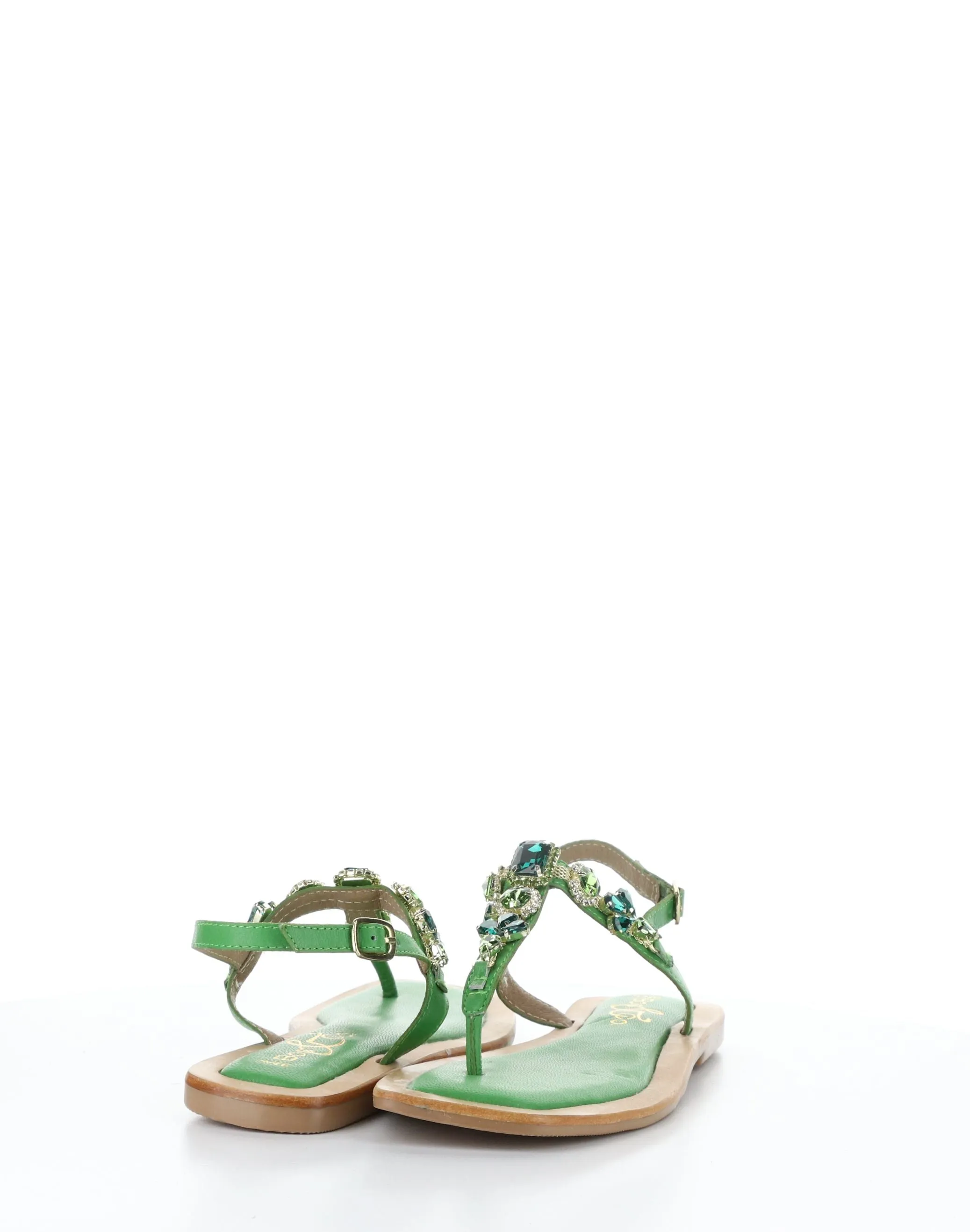 OTU GREEN Buckle Sandals