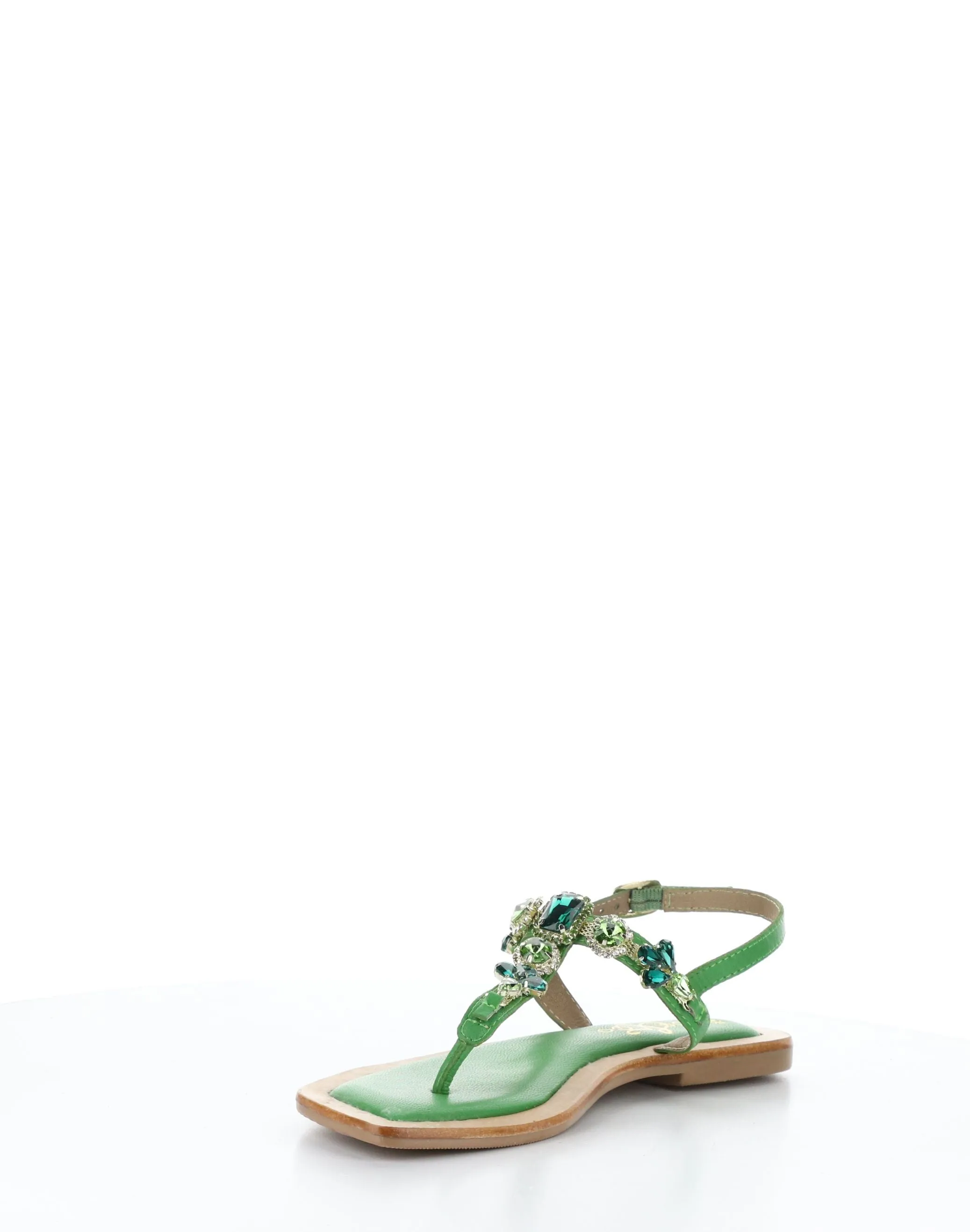 OTU GREEN Buckle Sandals