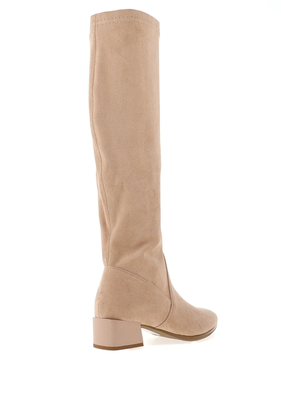 Patrizio Como Emmetton Heeled Knee High Boots, Beige