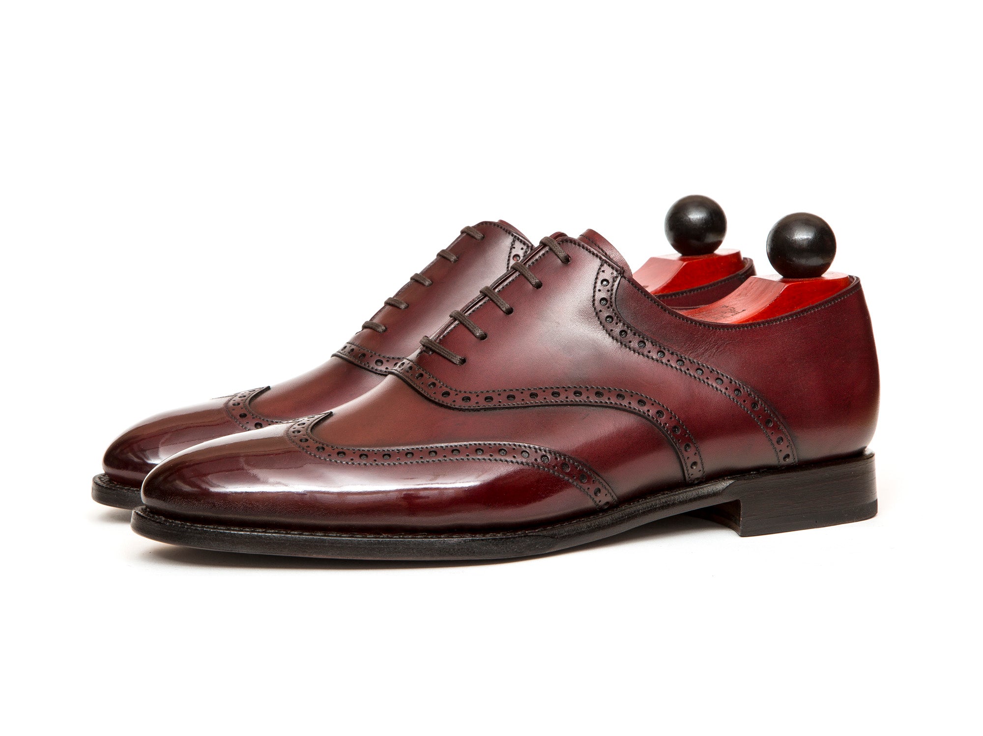 Phinney - MTO - Burgundy Calf - TMG Last - Single Leather Sole