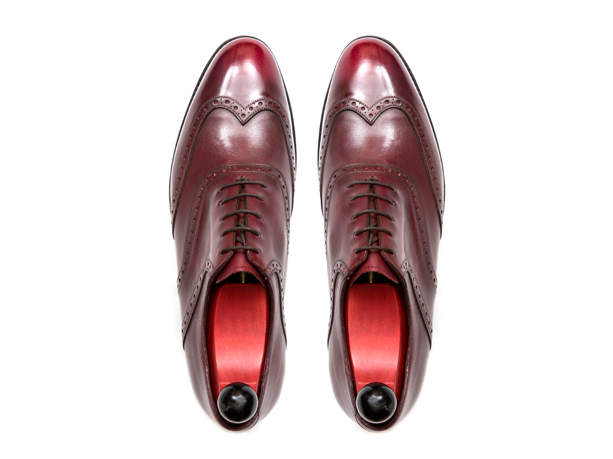 Phinney - MTO - Burgundy Calf - TMG Last - Single Leather Sole