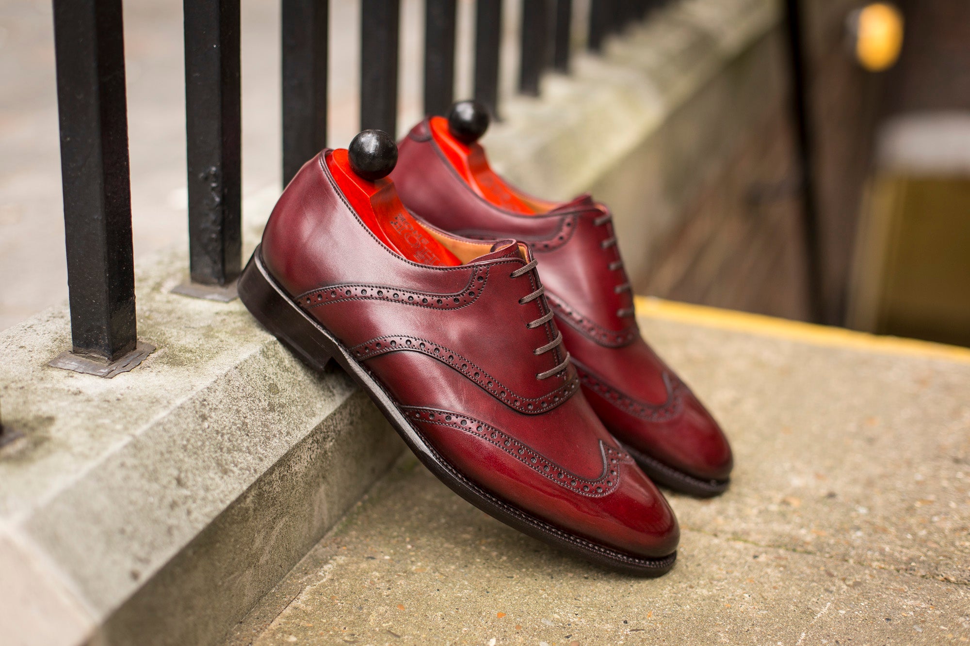 Phinney - MTO - Burgundy Calf - TMG Last - Single Leather Sole