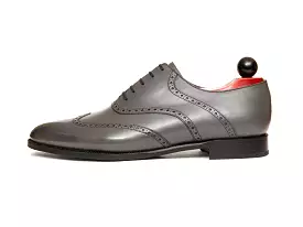 Phinney - MTO - Grey Calf - TMG Last - Single Leather Sole