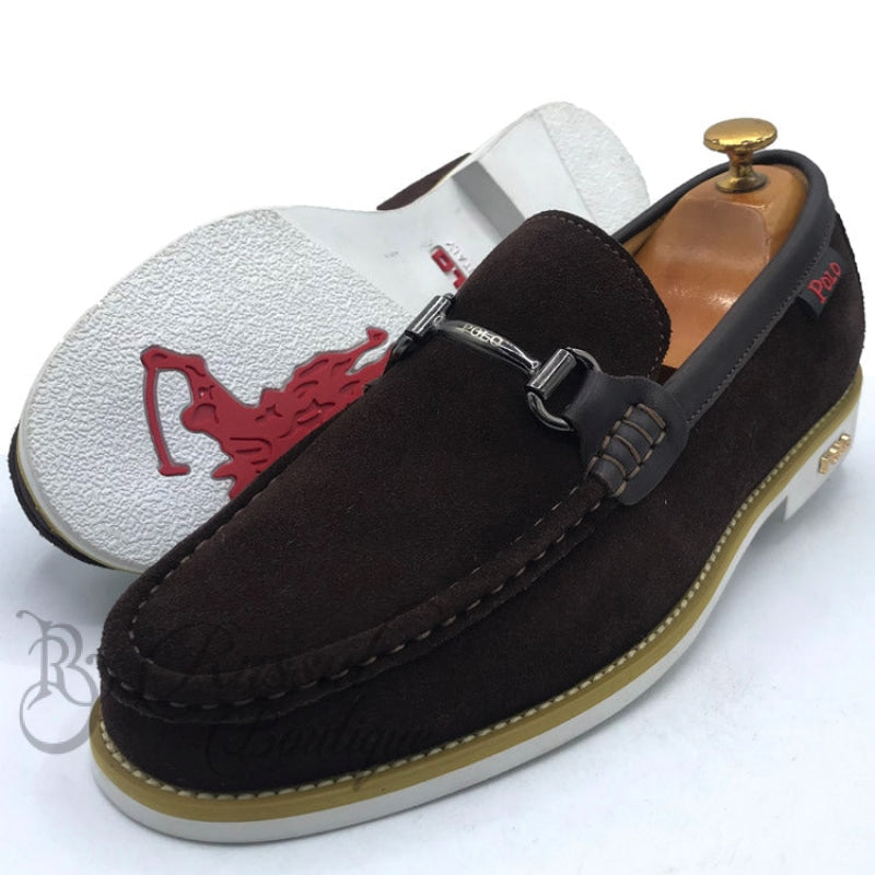 PRL easy suede loafers | Brown