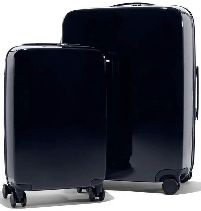 Raden A50 2-Piece Luggage Set - Navy Gloss 