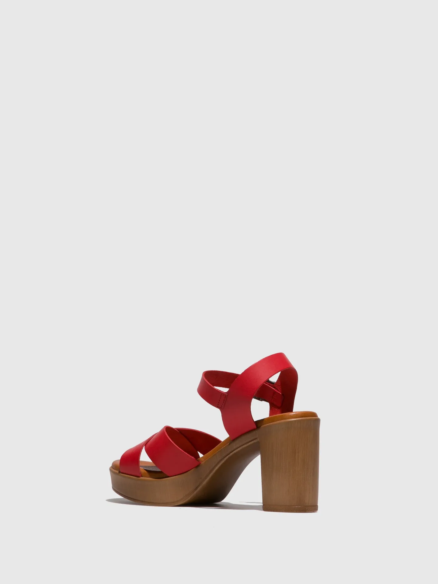 Red Heel Sandals