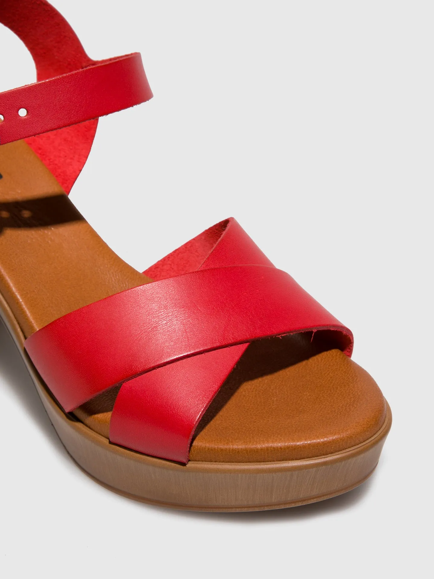 Red Heel Sandals