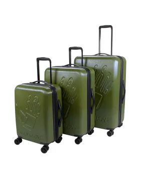 Redondo 3-Piece Hardside Spinner Luggage Set - Olive Branch