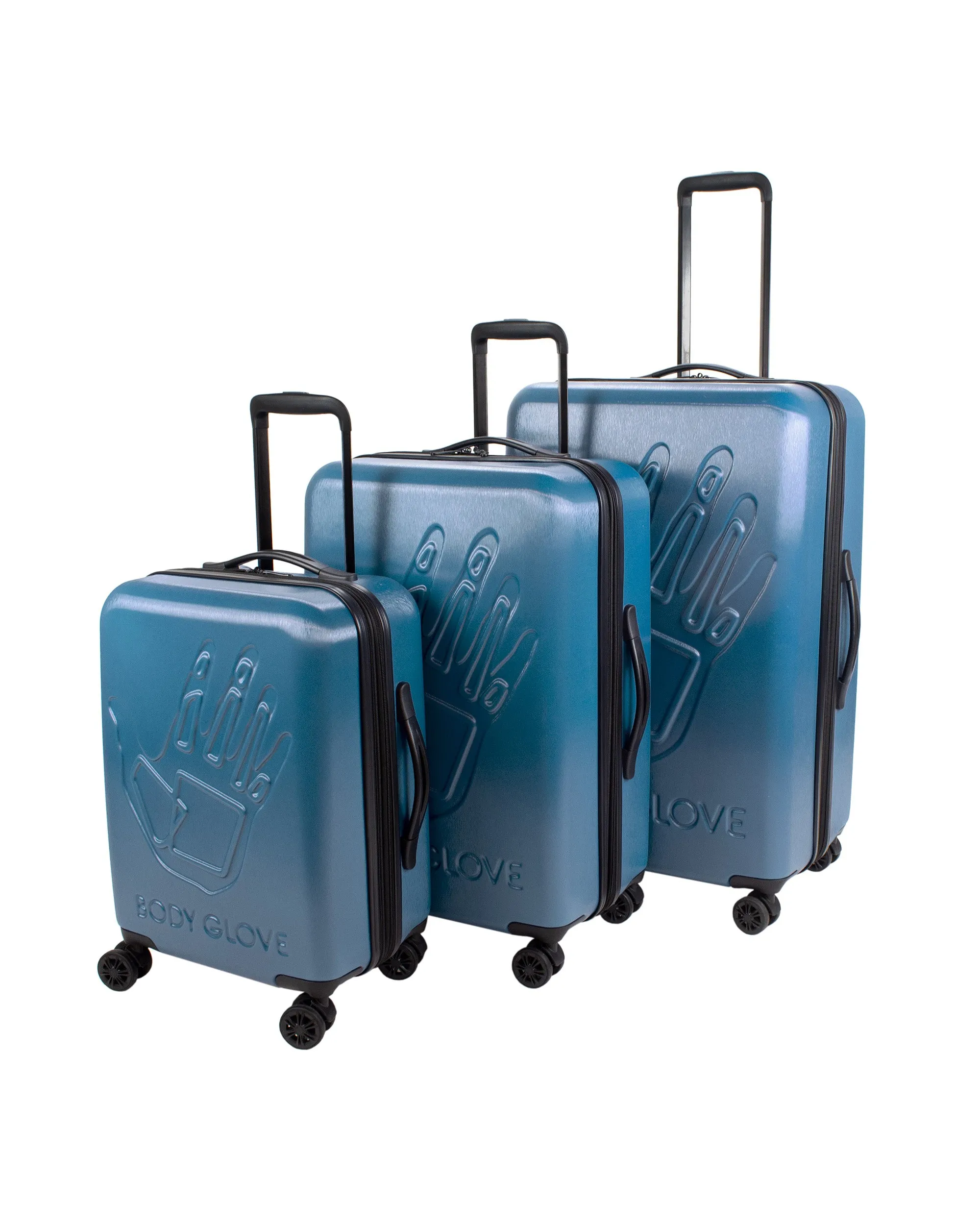 Redondo 3-Piece Hardside Spinner Luggage Set - Teal Cavern