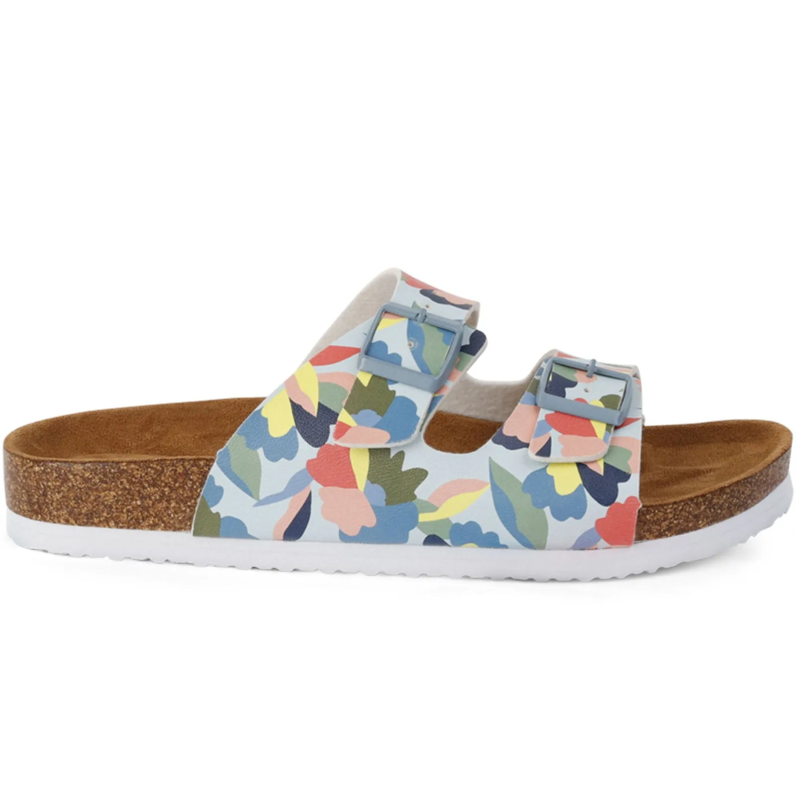 Regatta Womens Lady Mia Cork Wedge  Sandals - Abstract Floral