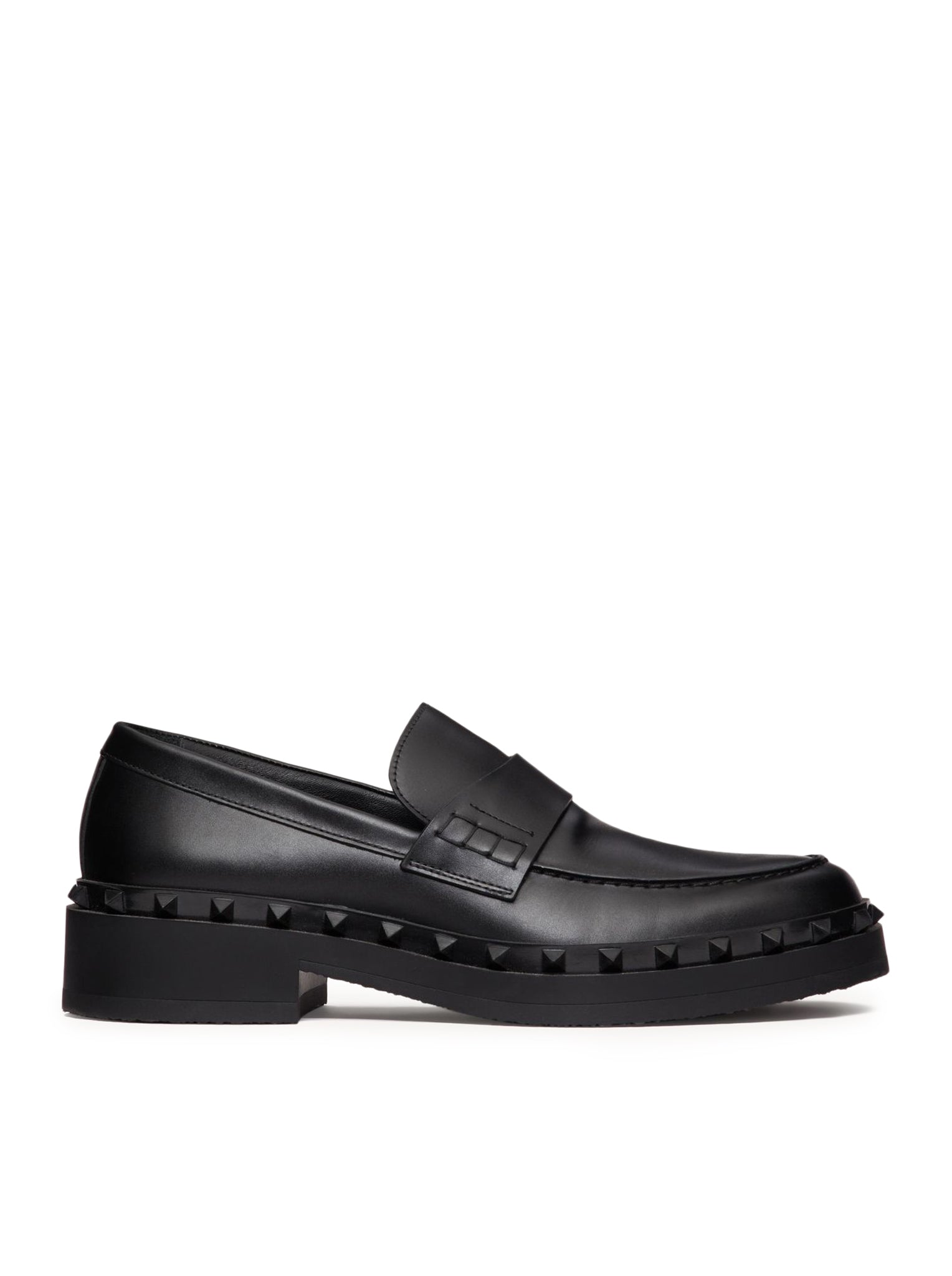 ROCKSTUD M-WAY CALFSKIN LOAFERS