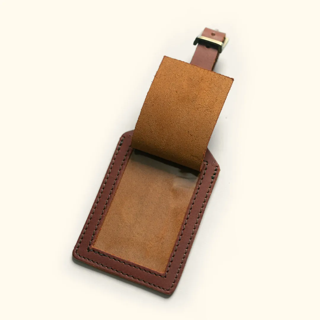 Roosevelt Luggage Tag | Amber Brown