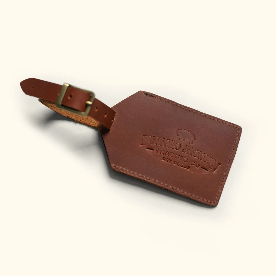 Roosevelt Luggage Tag | Amber Brown