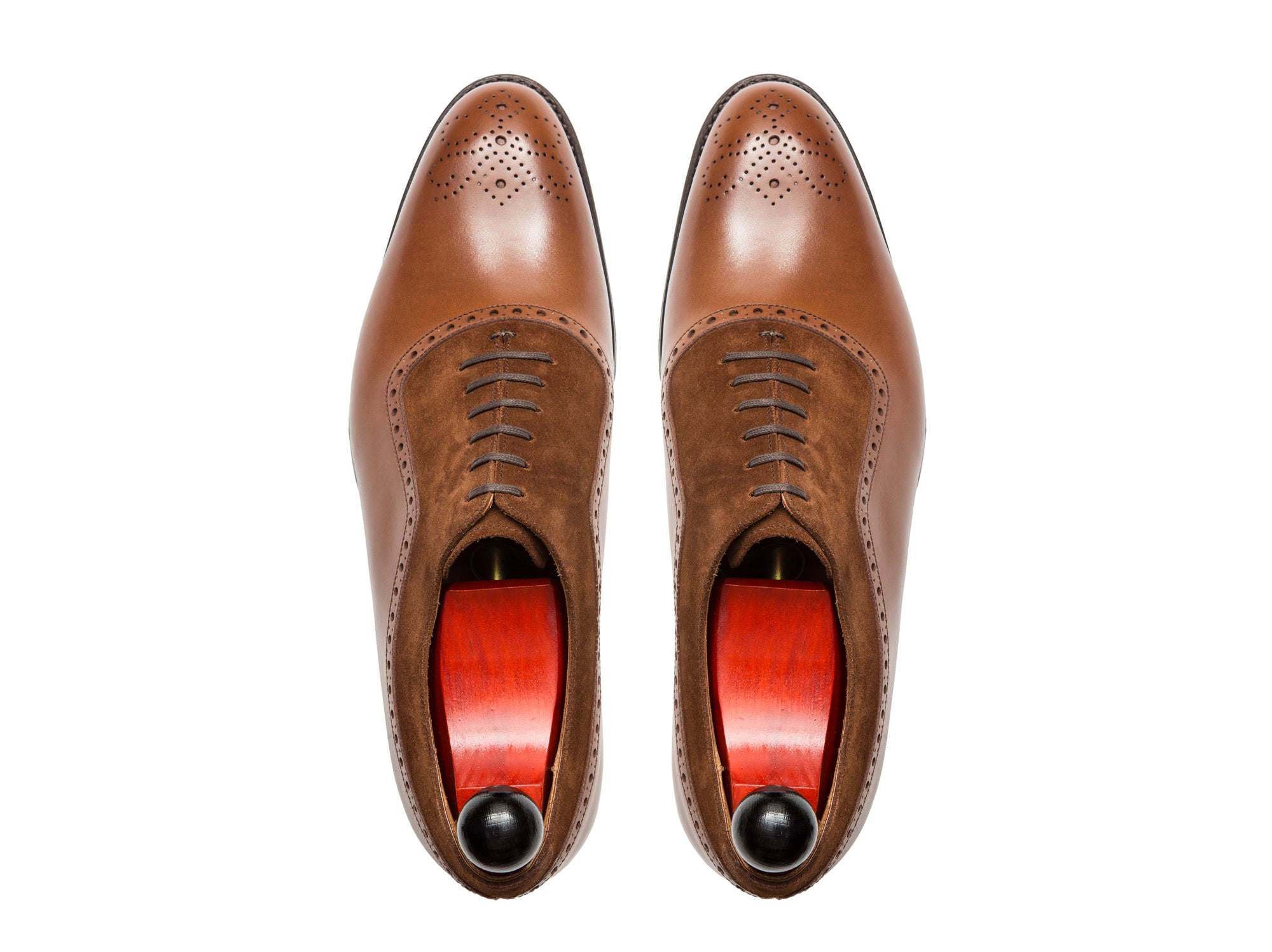 Roosevelt - MTO - Caramel Calf / Snuff Suede - NGT Last - Single Leather Sole