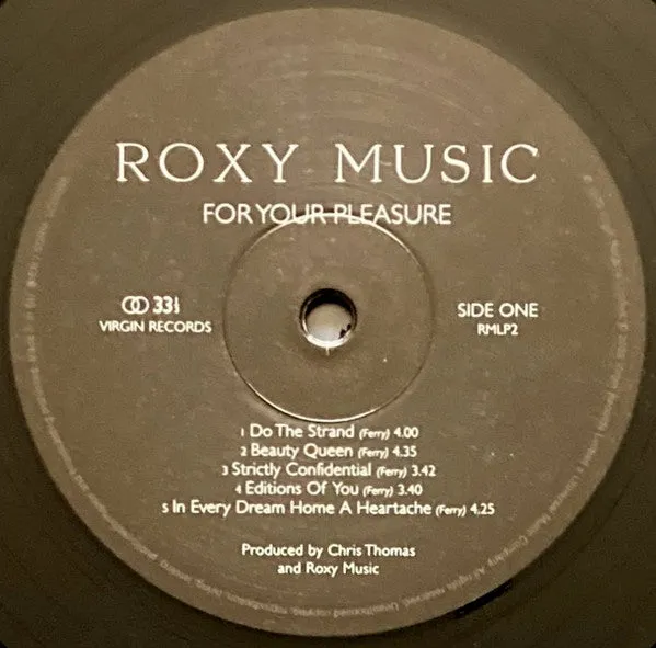 Roxy Music ~ For Your Pleasure