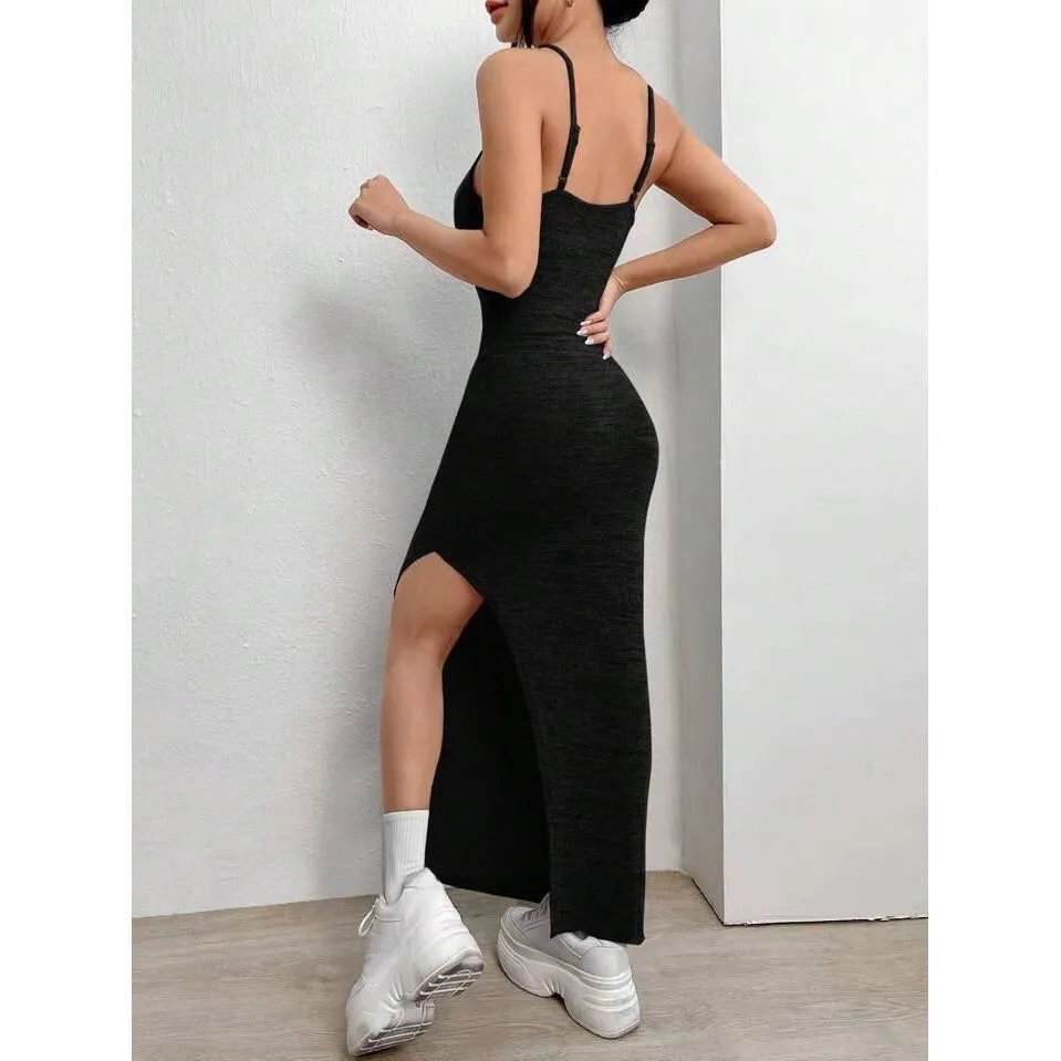 Side Slit Sexy Sleeveless Dress