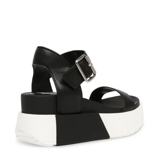 Steve Madden Acoustic Black Multi Sandals