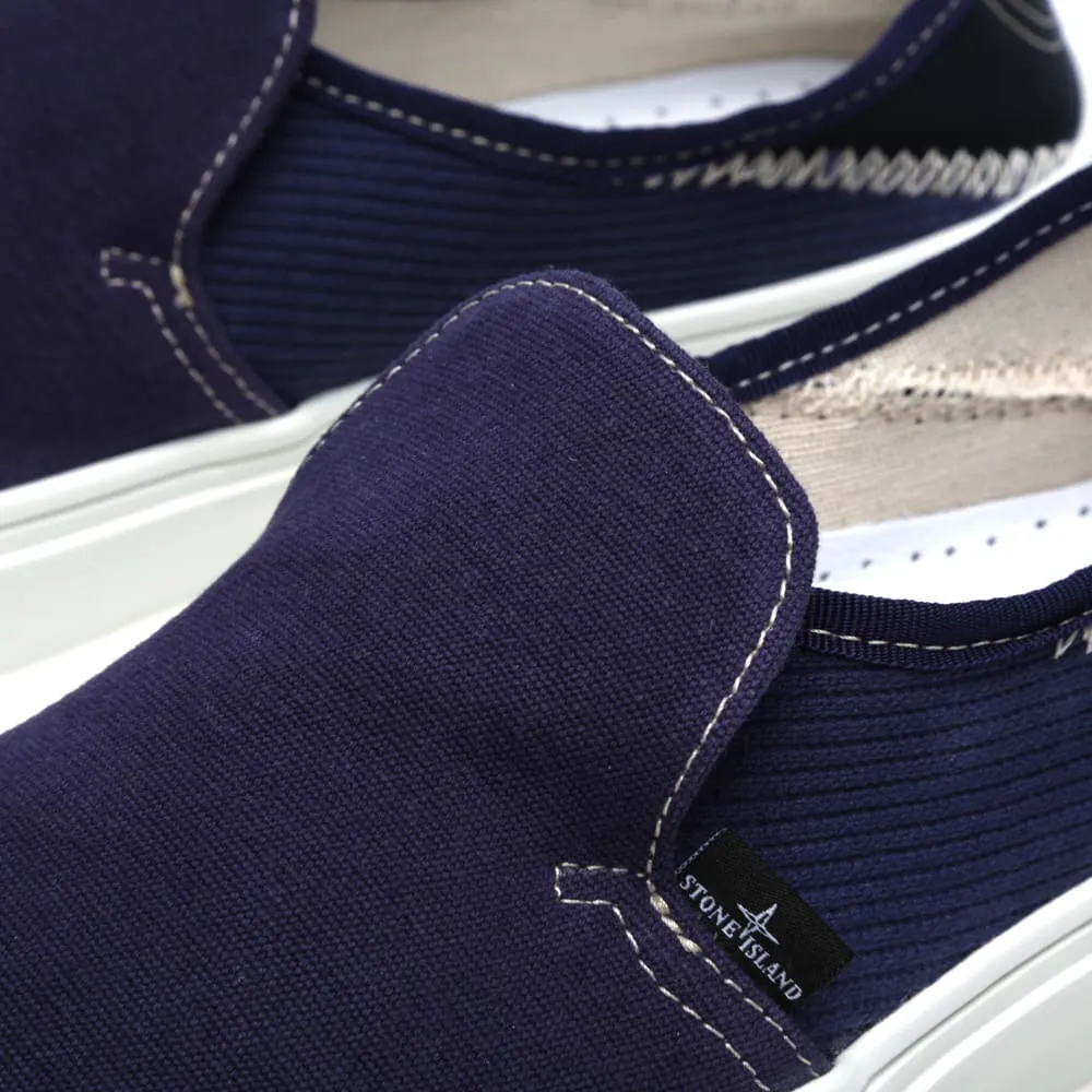 Stone Island x Diemme Canvas Slip On SneakerInk