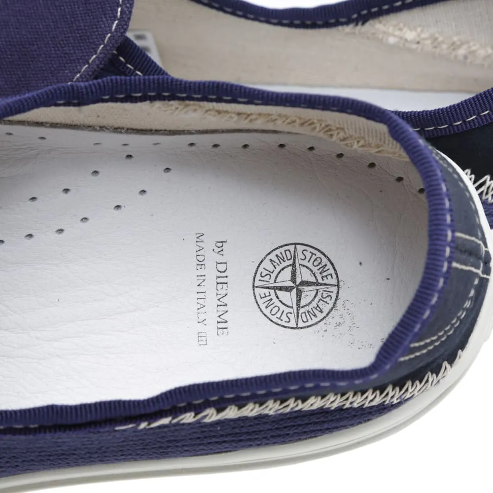 Stone Island x Diemme Canvas Slip On SneakerInk