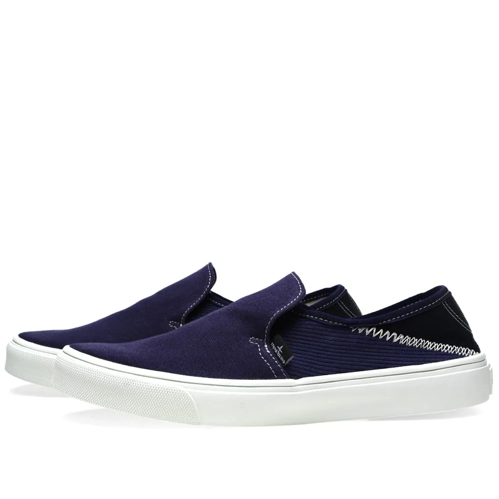 Stone Island x Diemme Canvas Slip On SneakerInk