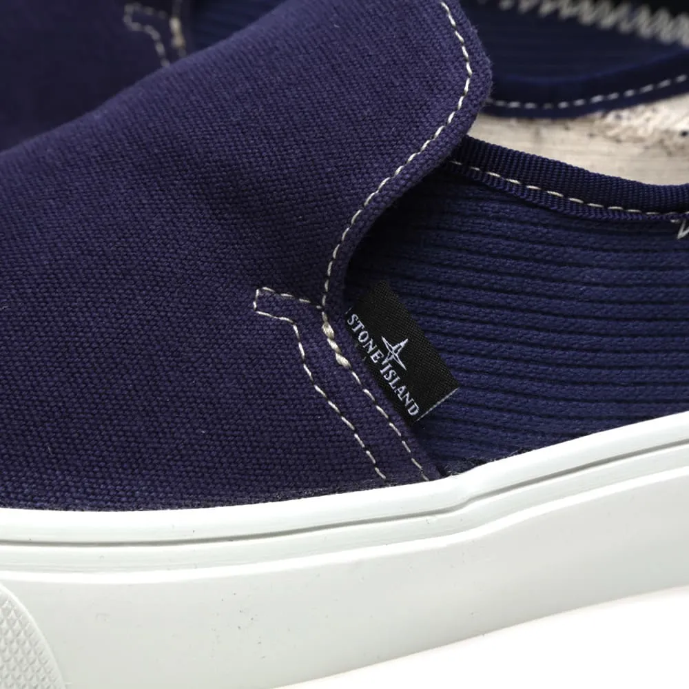 Stone Island x Diemme Canvas Slip On SneakerInk