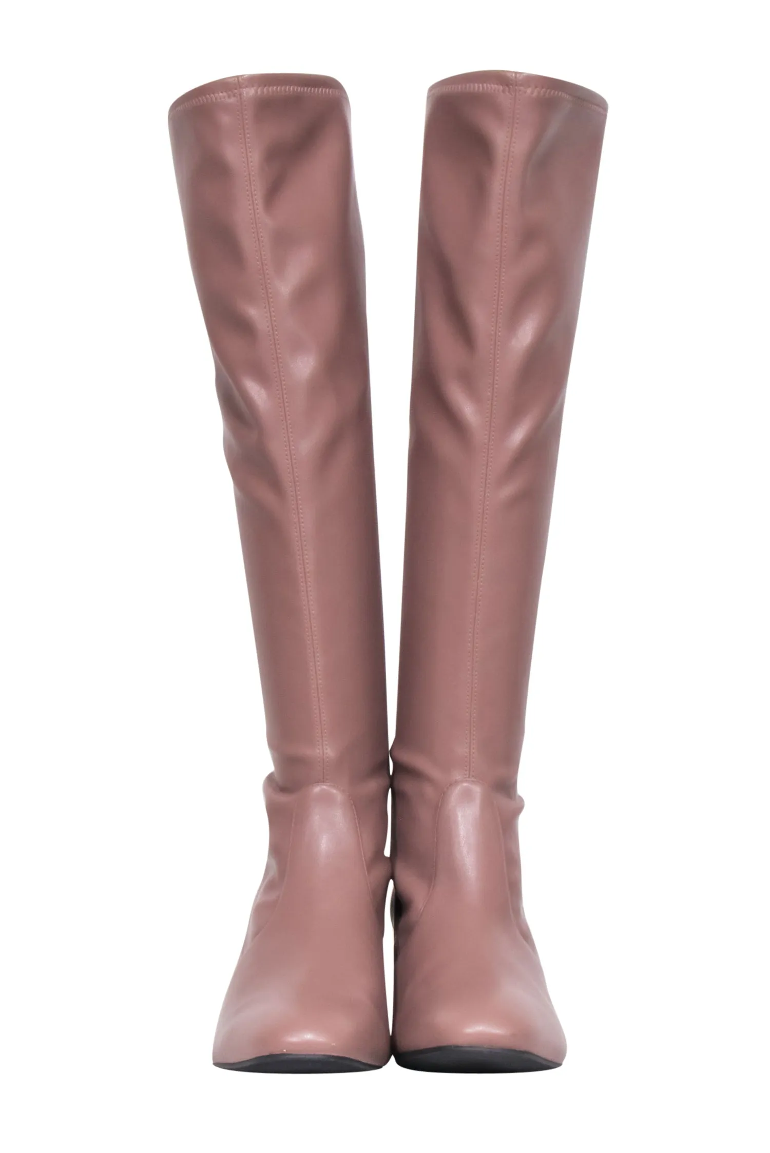 Stuart Weitzman - Taupe Frannie 60 Knee High Boots Sz 10.5