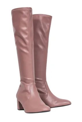 Stuart Weitzman - Taupe Frannie 60 Knee High Boots Sz 10.5