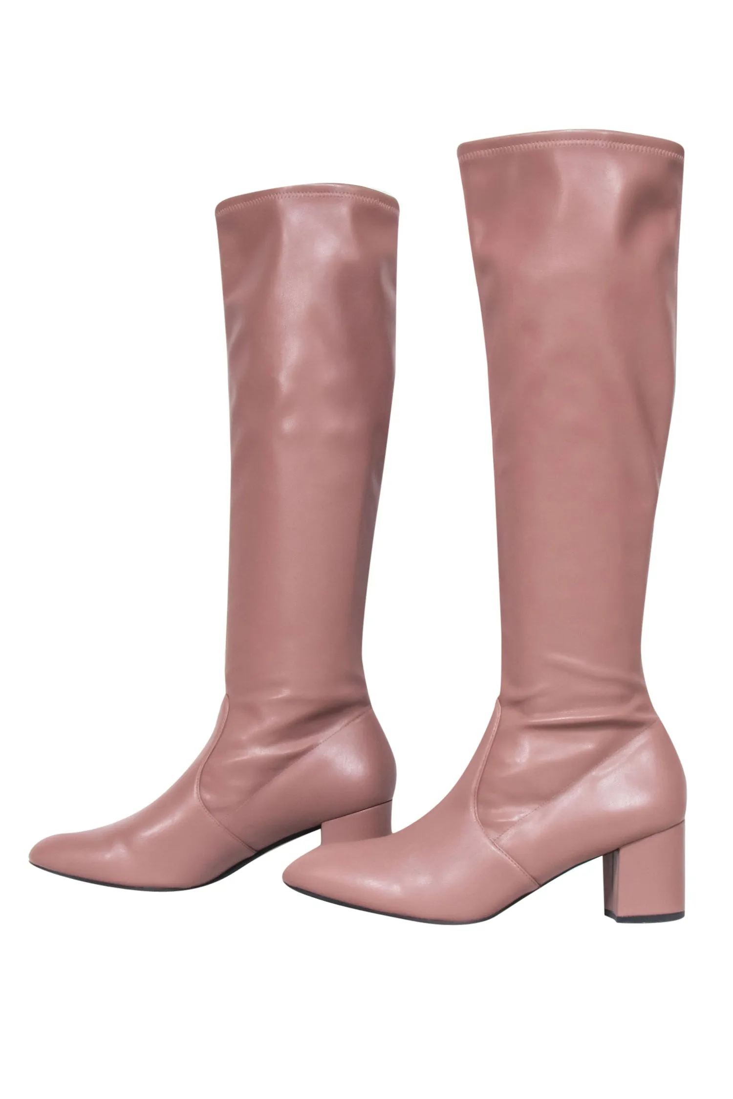 Stuart Weitzman - Taupe Frannie 60 Knee High Boots Sz 10.5