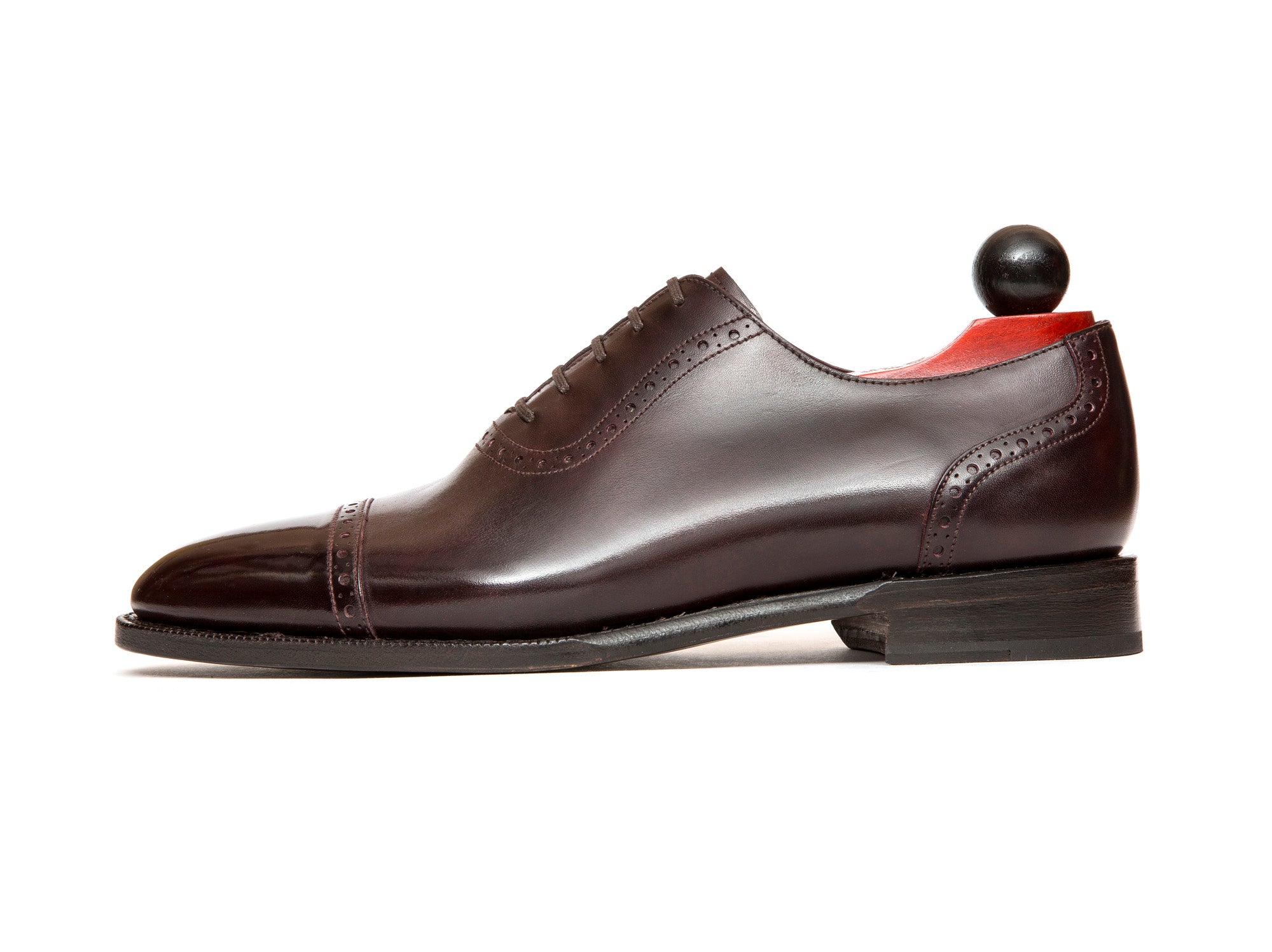 Sunnyside - MTO - Plum Museum Calf - NGT Last - Single Leather Sole