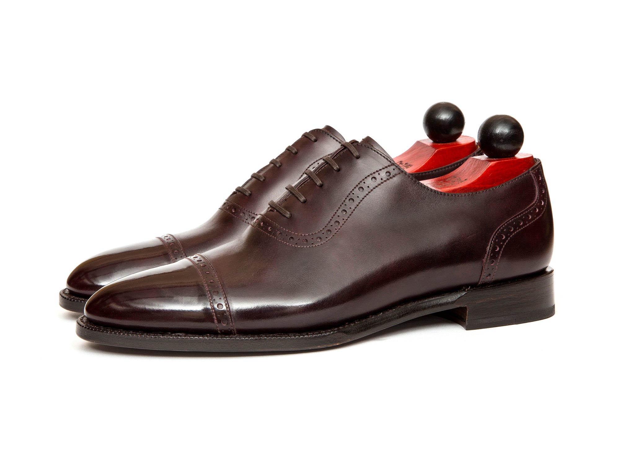 Sunnyside - MTO - Plum Museum Calf - NGT Last - Single Leather Sole