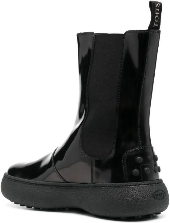 Tod's elasticated ankle boots Black