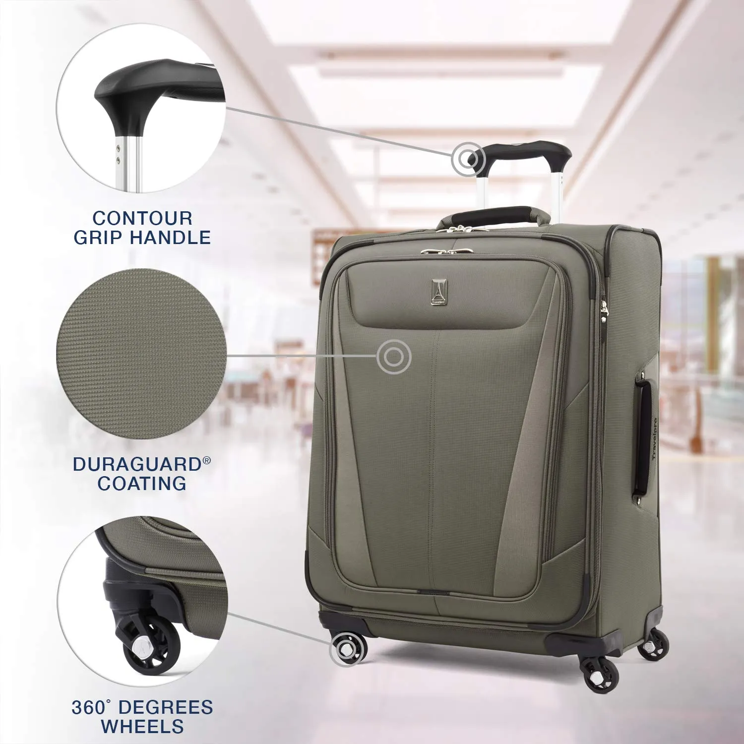 Travelpro Maxlite 5 Carry-On 19-Inch Spinner Softside Luggage