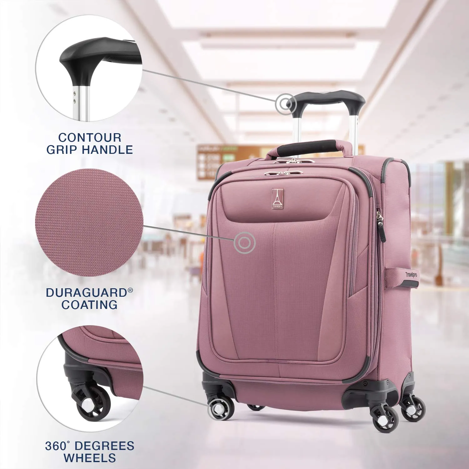 Travelpro Maxlite 5 Carry-On 19-Inch Spinner Softside Luggage