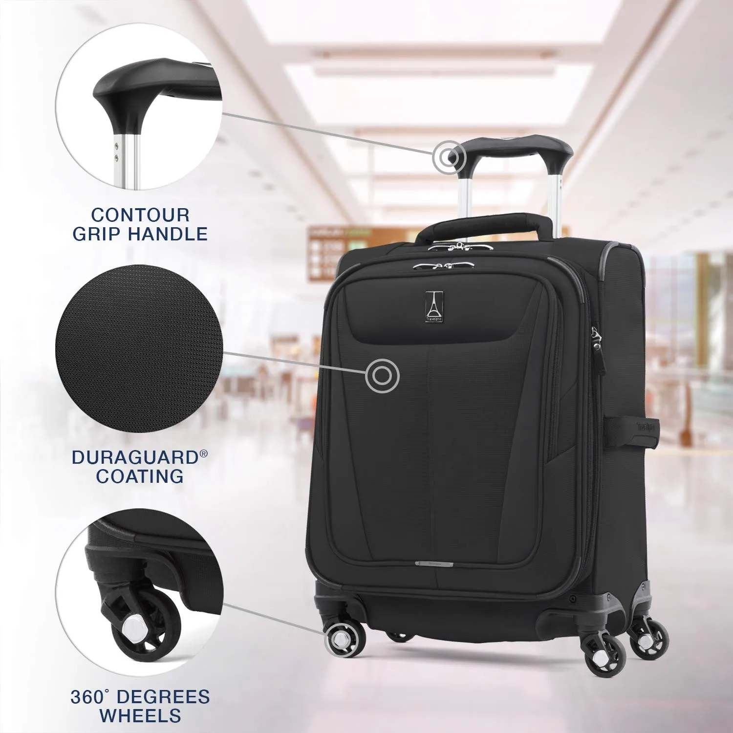 Travelpro Maxlite 5 Carry-On 19-Inch Spinner Softside Luggage