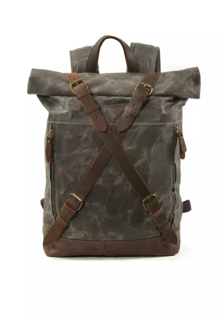 Twenty Eight Shoes VANSA Vintage Wax Canvas Backpacks VBM-Bp9505