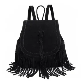 UK SALE of Female Tassel Backpacks in Unique Design / Women Accessories