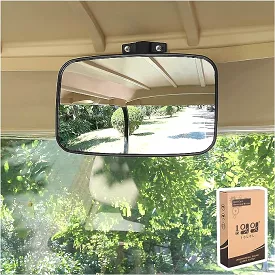 Universal Golf Cart Rear View Mirror fit for EZGO Club Car Yamaha - 10L0L