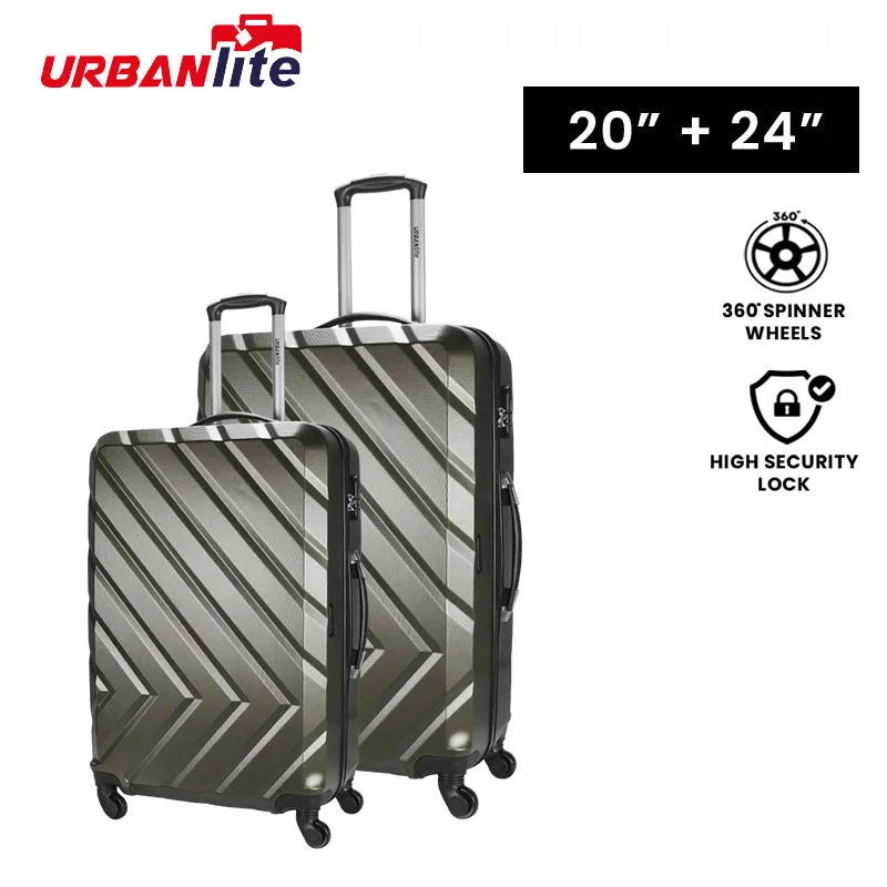 URBANlite Conti 20+24 Bundle | 4-Wheel Spinner | Anti-Scratch | Hard Case Luggage