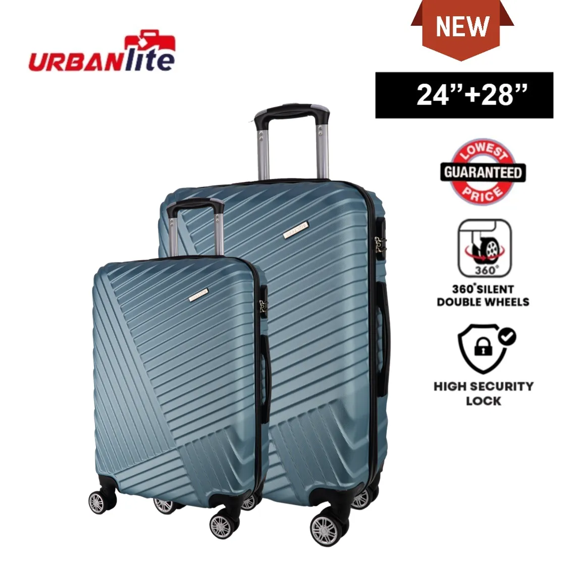 URBANlite Novus  24+28 Bundle | 8-Wheel Spinner | Hard Case Luggage