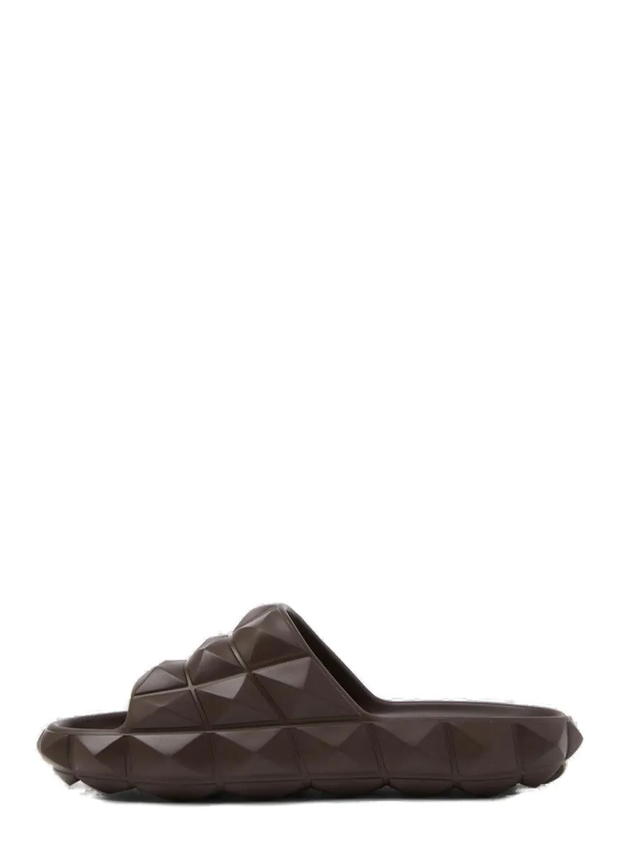 Valentino Garavani Roman Stud Slip-On Flat Slides