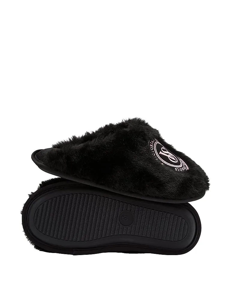 Victoria's Secret Closed-Toe Faux Fur Slippers