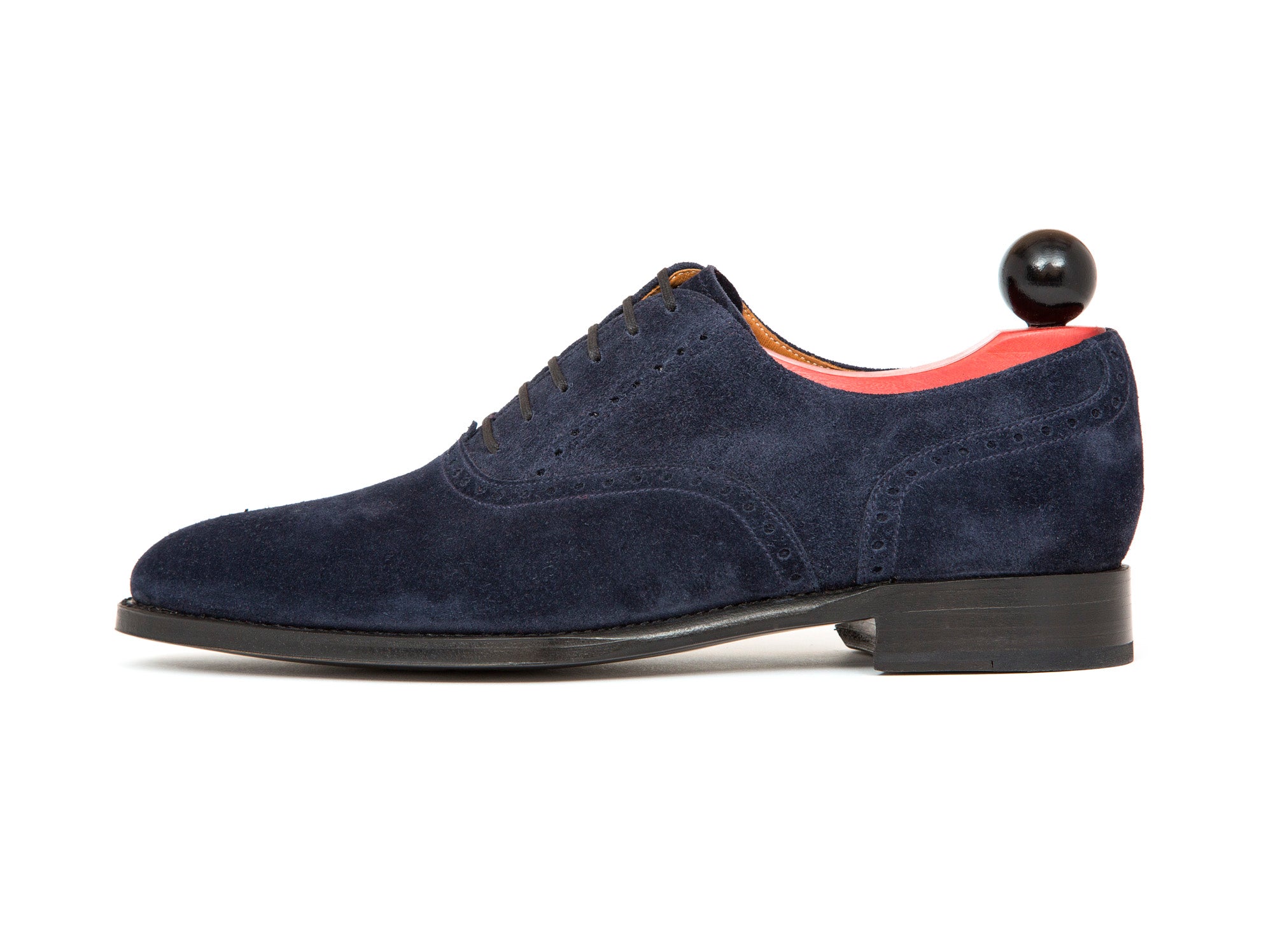 Wallingford - MTO - Navy Suede - TMG Last - Single Leather Sole