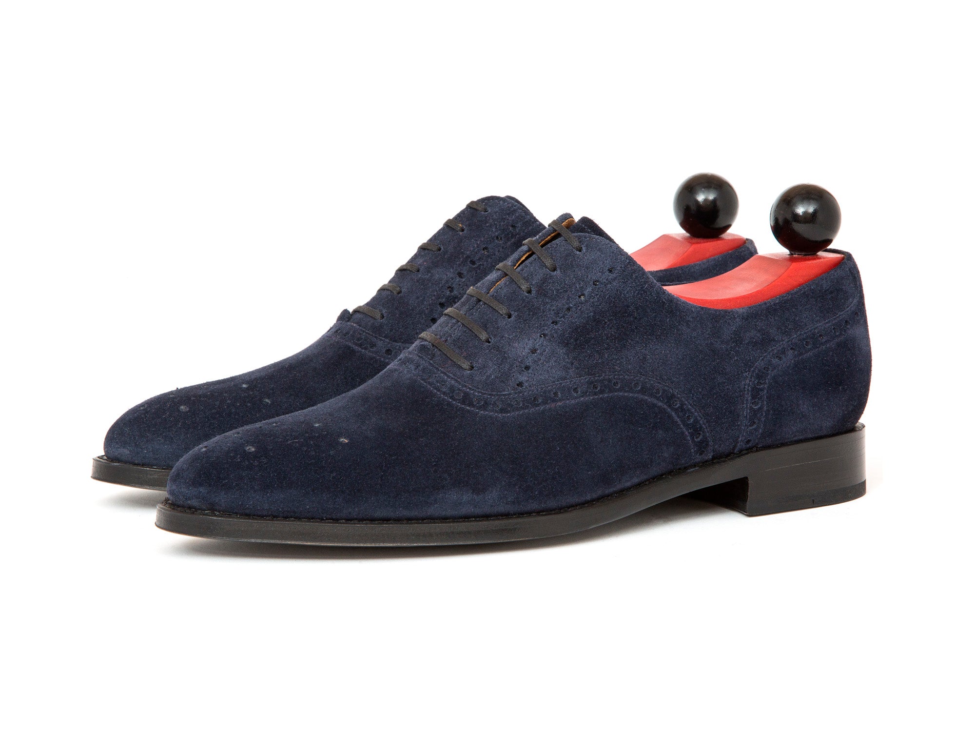 Wallingford - MTO - Navy Suede - TMG Last - Single Leather Sole