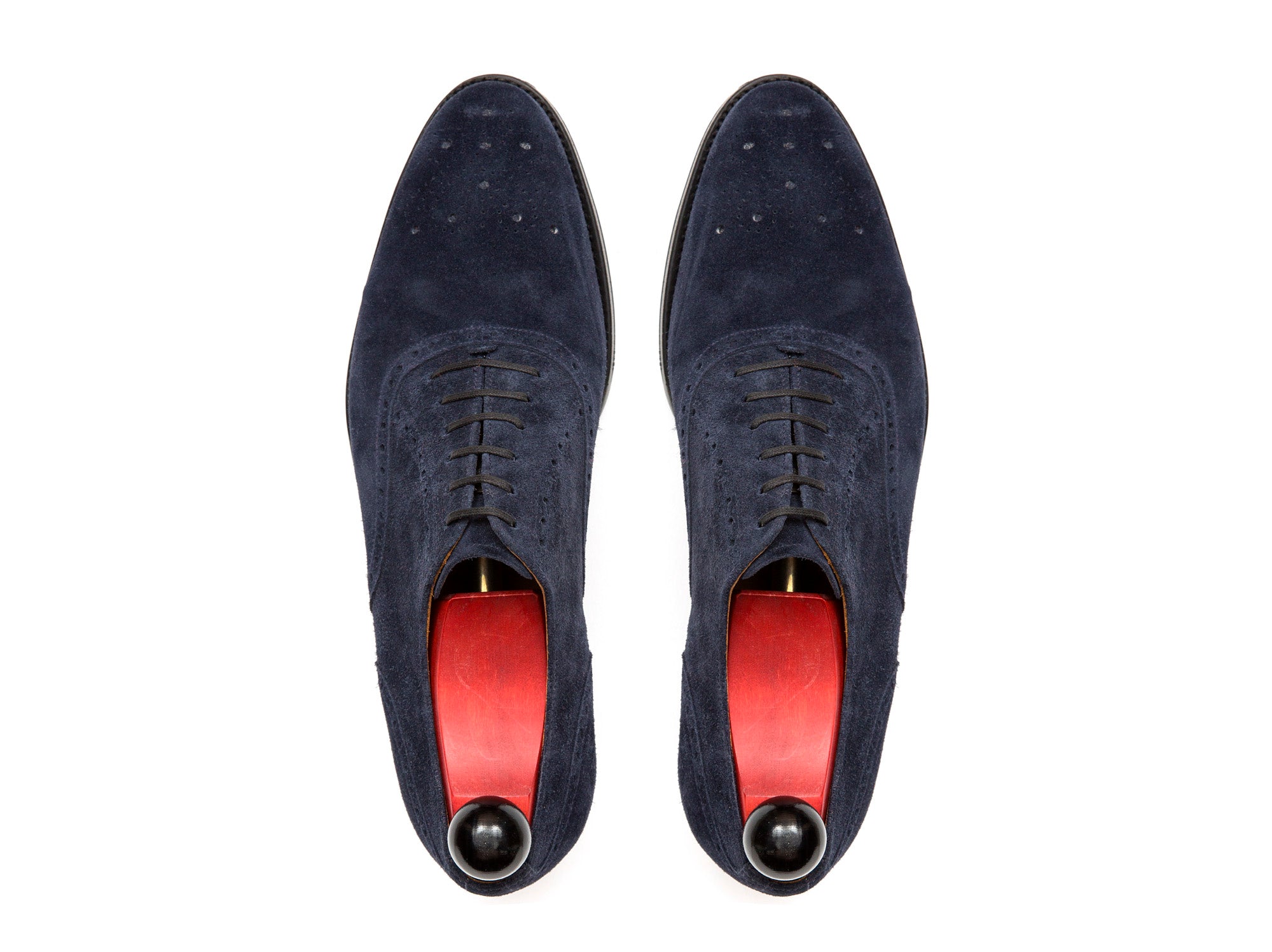 Wallingford - MTO - Navy Suede - TMG Last - Single Leather Sole