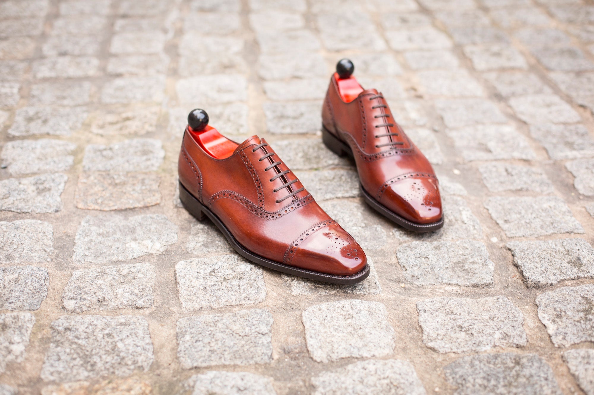 Windermere - MTO - Auburn Calf - MGF Last - Single Leather Sole