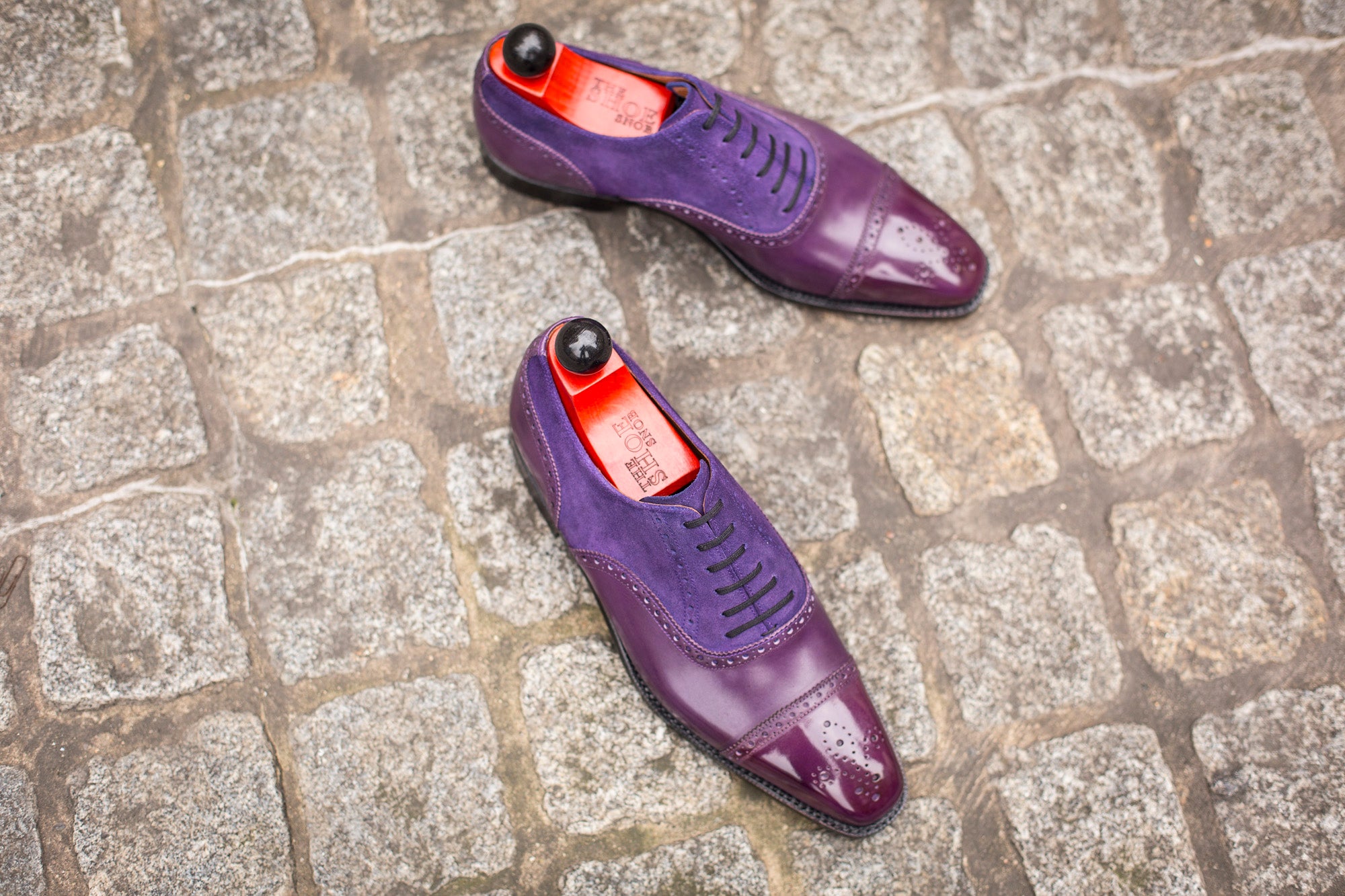 Windermere - MTO - Purple Calf / Purple Suede - LPB Last - Single Leather Sole