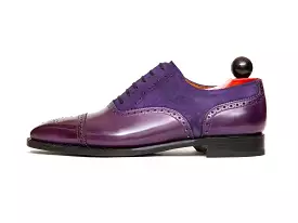 Windermere - MTO - Purple Calf / Purple Suede - LPB Last - Single Leather Sole