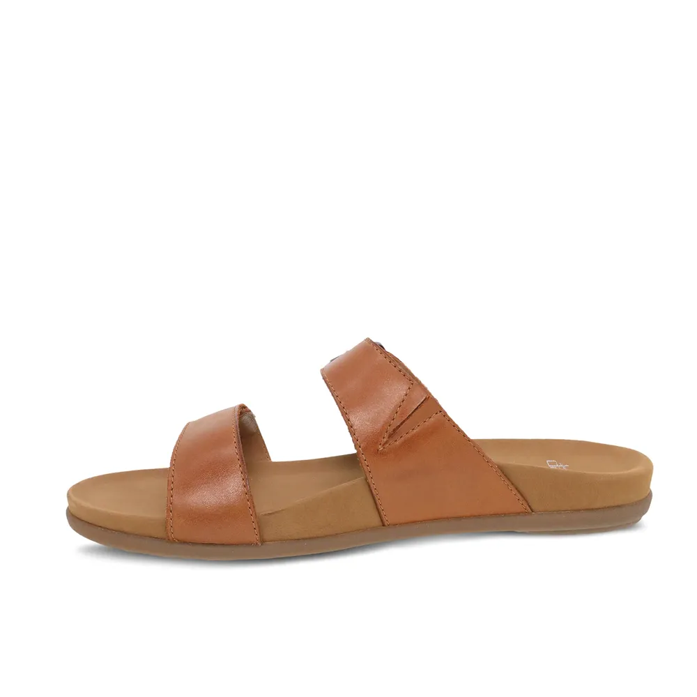 Women's Dansko Justine Color: Luggage Calf Sandal