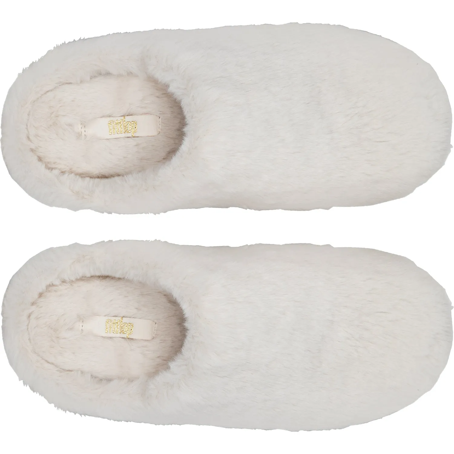 Women's FitFlop Furry Slippers Mink Faux Fur